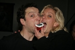 Euan & Kelli eating a cupcake