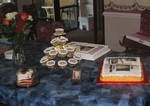 Cakes on table