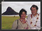 Brenda's free trip to Hawaii with husband Keith.