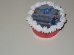 NewClear cupcake with edible logo