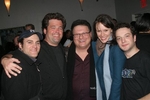 Euan with cast and Wayne Knight