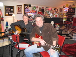 Keith Murphy & Bob, (BBQ Bob & the Spareribs) jammin in our 50s room.