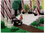 Candy replica of the White House - 7'x4'