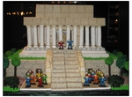 My candy replica of Lincoln Memorial