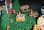 A close-up view of the cottage that Brenda made for the Nabisco Contest.
